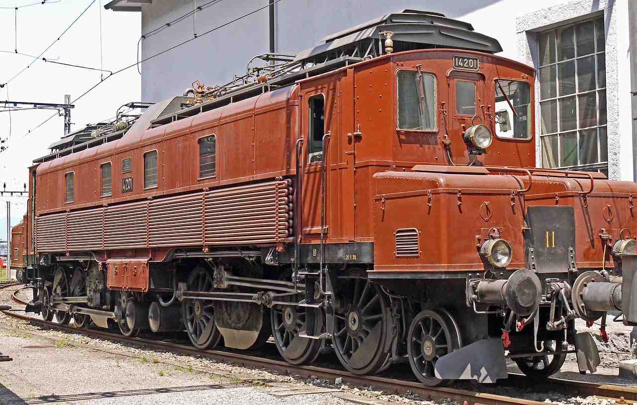 locomotive électrique, sbb historic, dépôt d'erstfeld